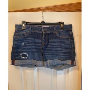 Aeropostale Jean/denim cuffed hem shorts